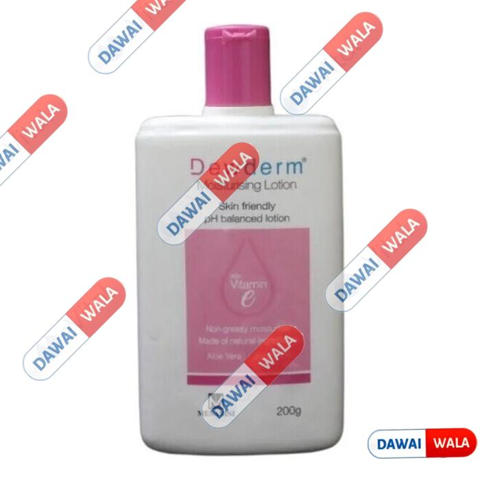 Dewderm Moisturising Lotion with Vitamin E, Aloe Vera & Jojoba Oil | Skin-Friendly & pH-Balanced