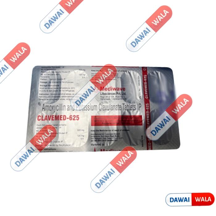 Clavemed-625 Tablet