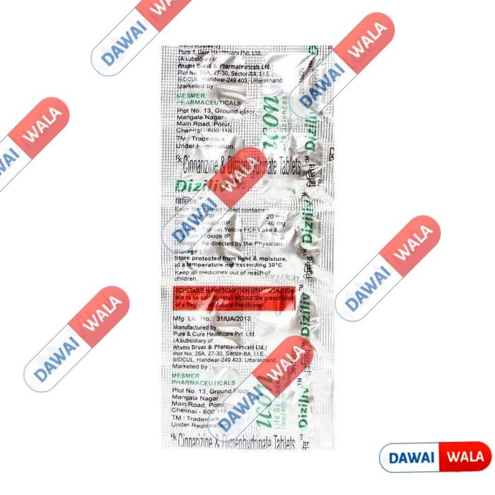 Diziliv 20 mg/40 mg Tablet