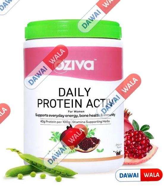 Oziva Daily Protein Activ Powder Chocolate For Women