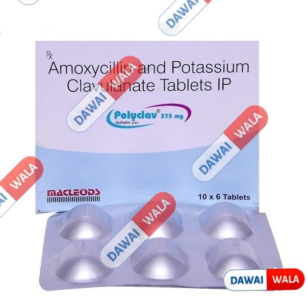 Polyclav 375mg Tablet