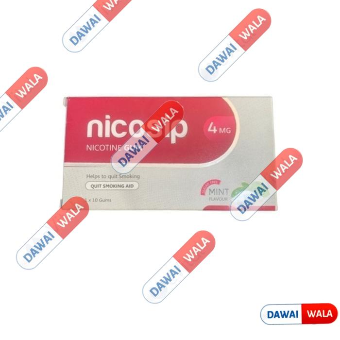 Nicosip 4mg Mint Gums Sugar Free
