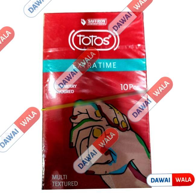 Totos Extra Time Condom Strawberry