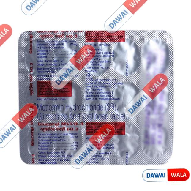 Glucoryl MV 1/0.3 Tablet