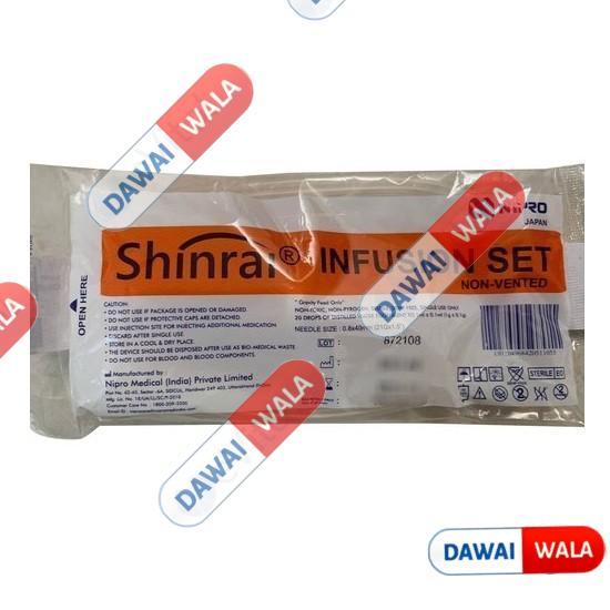 Shinrai Infusion Set Non Vented (0.8*40mm)
