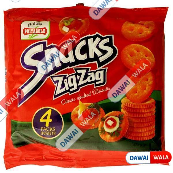Priyagold Snacks Zig Zag Biscuits