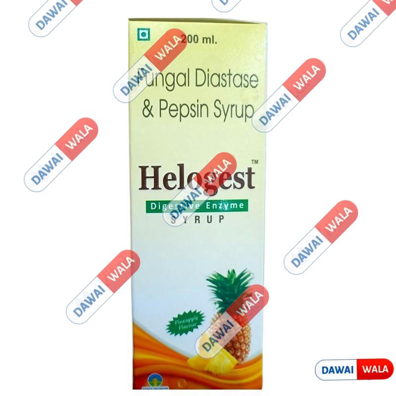 Helogest Digestive Enzyme Syrup Pineapple