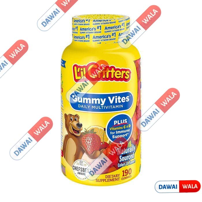 Lil Critters Gummy Vites Strawberry Gummies