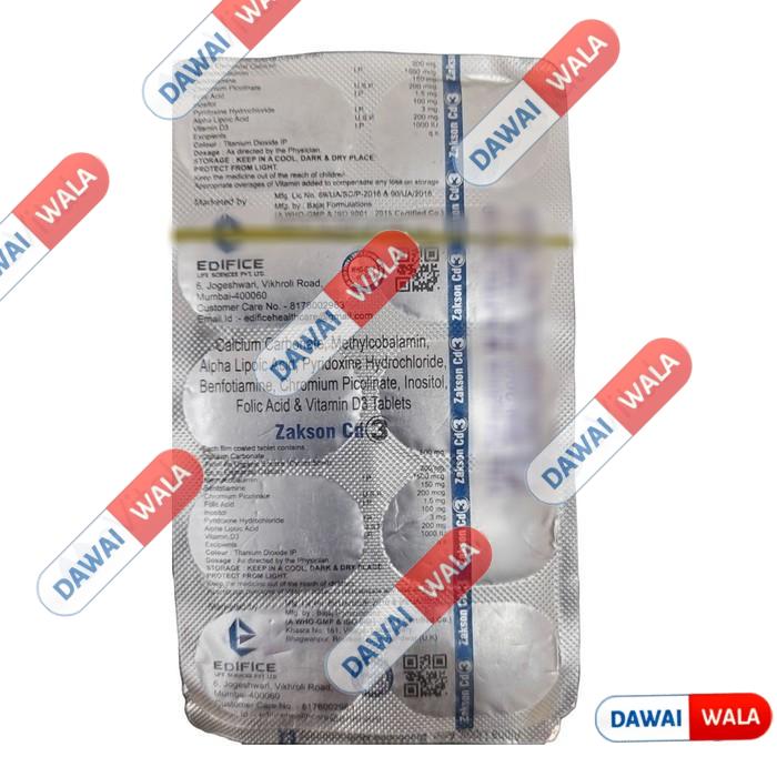 Zakson Cd 3 Tablet