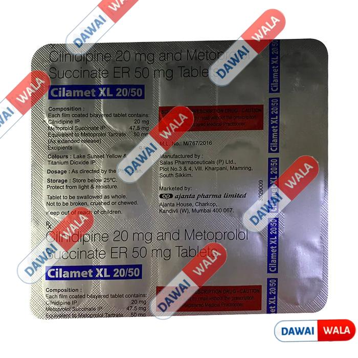 Cilamet XL 20/50 Tablet
