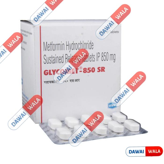 Glycomet 850 SR Tablet