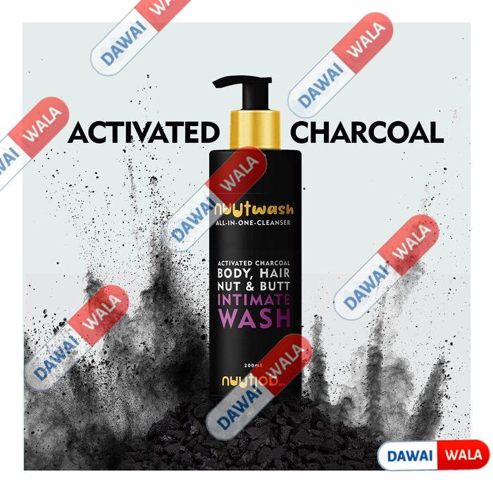 Nuutwash Activated Charcoal Intimate Wash