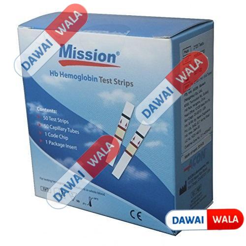 Mission Hb Hemoglobin Test Strips C131-3021