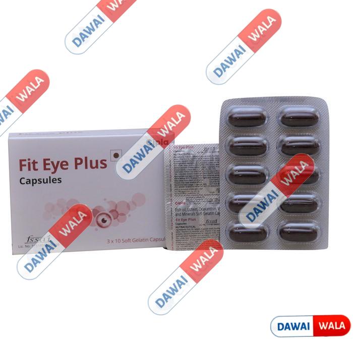 Fit Eye Plus Soft Gelatin Capsule with Fish Oil, Lutein, Zeaxanthin, Vitamins & Minerals