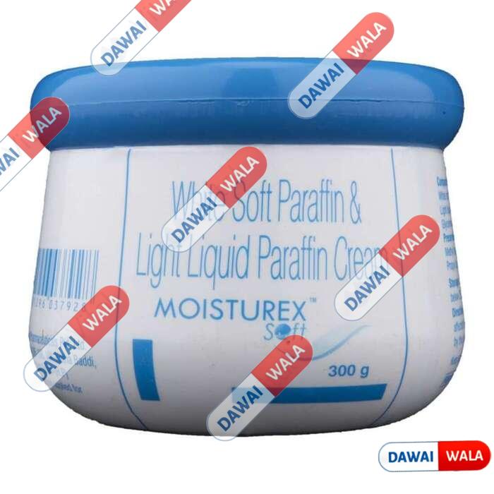 Moisturex White Soft Paraffin & Light Liquid Paraffin Cream | Paraben Free | Derma Care | Face Care Product for Extreme Dryness