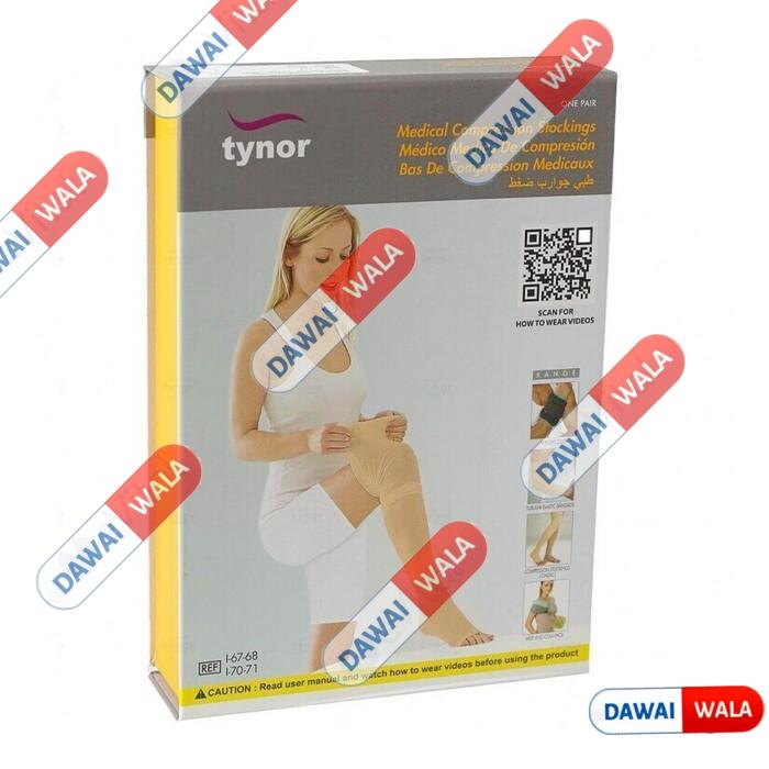 Tynor Medical Compression Stockings Knee S(25-30 Cm)