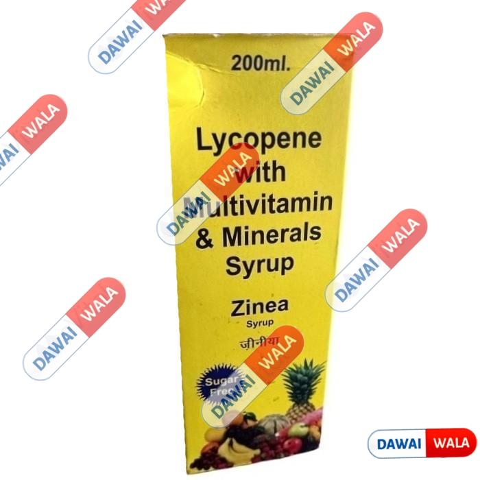 Zinea Syrup Sugar Free