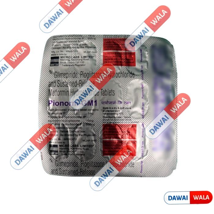 Pionorm-GM 1 Tablet