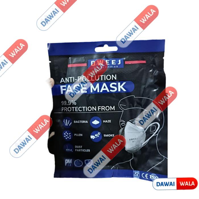 Dweej Anti-Pollution Face Mask (Black)