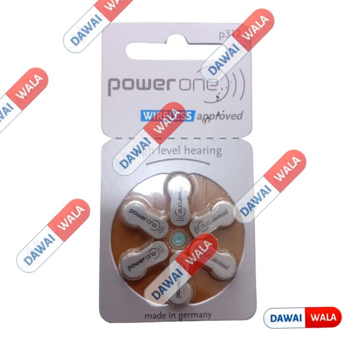 Powerone P312 Wireless Hearing Aid Batteries