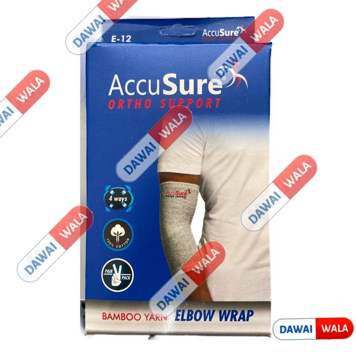 Accusure E-12 Bamboo Yarn Elbow Wrap L & M