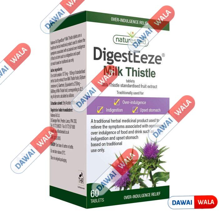 Natures Aid DigestEeze Milk Thistle Tablet