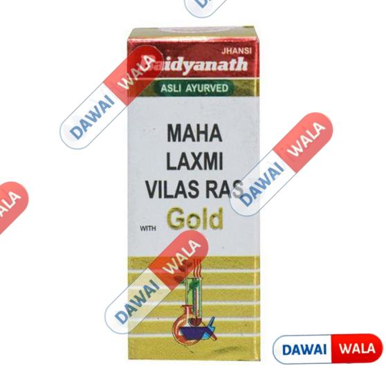 Baidyanath Mahalaxmi Vilas Ras with Gold | Manages Cold, Cough & Fever