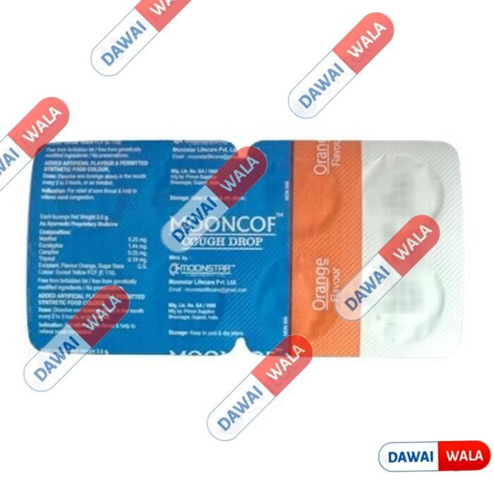 Mooncof Cough Drop Orange