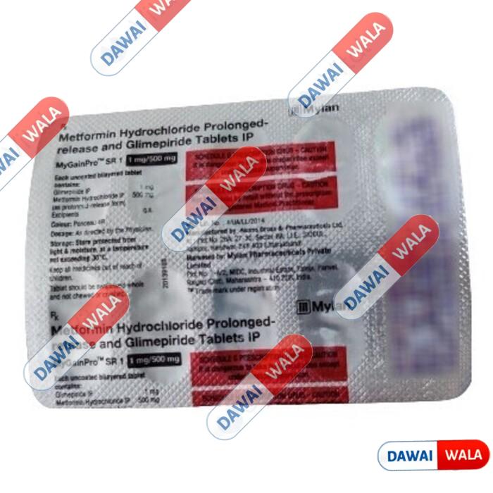 MyGain Pro SR 1mg/500mg Tablet
