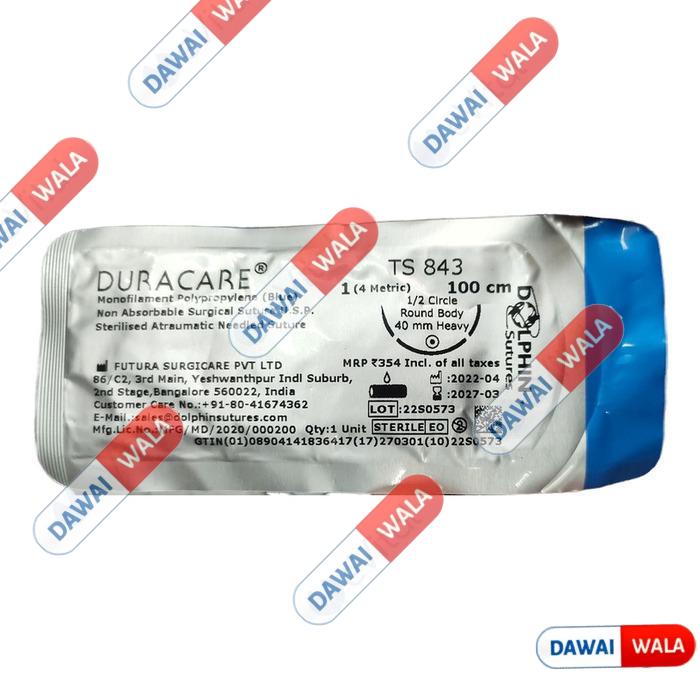 Duracare 1(4metric) Suture (TS 843)