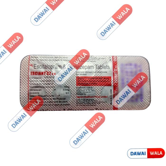 Esciant CZ 0.5 Tablet