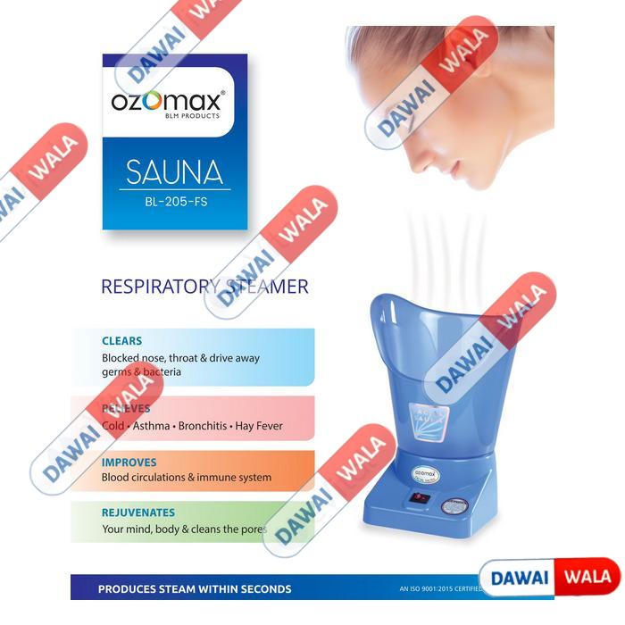 Ozomax Sauna Respiratory Steamer (BL-205-FS)