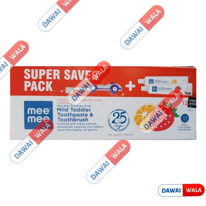 Mee Mee Mild Toddler Toothpaste & Toothbrush