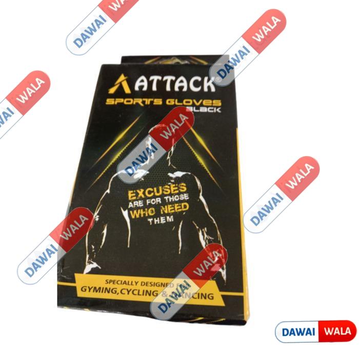 Attack Sports Gloves Black