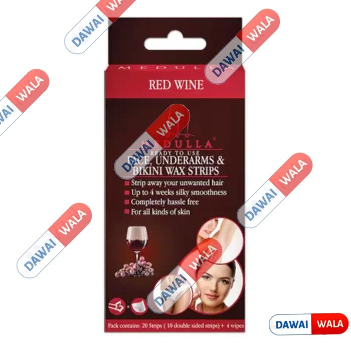 Red Wine Wax Strips