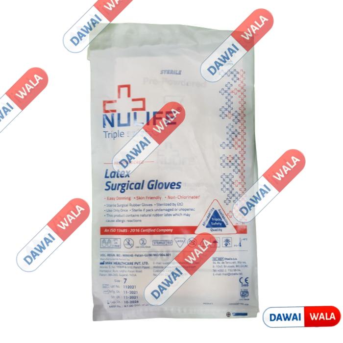 Nulife Latex Surgical Gloves (7)