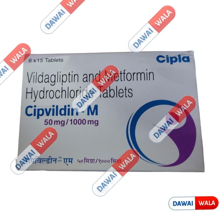 Cipvildin-M 50mg/1000mg Tablet