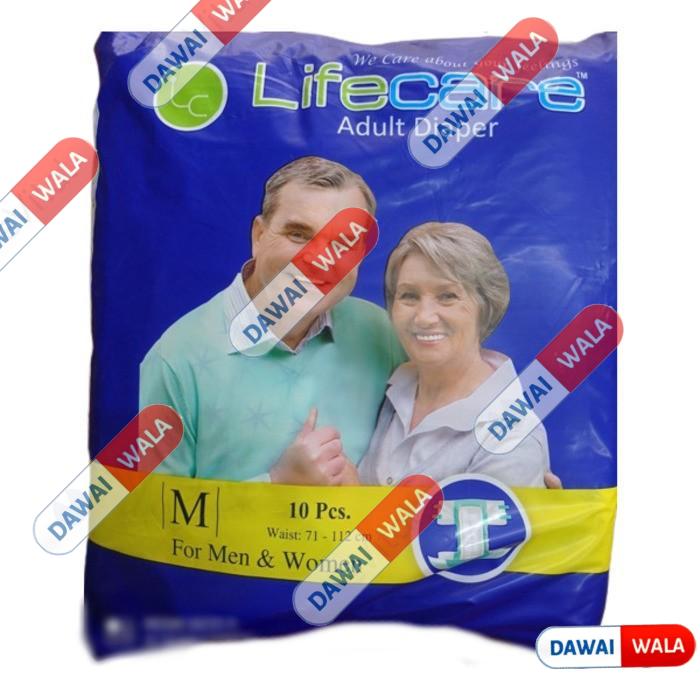 Lifecare Adult Diaper For Men & Women M