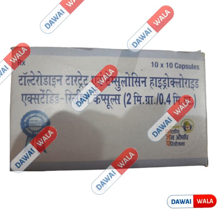 Tolterodine Tartrate (2mg) & Tamsulosin Hydrochloride (0.4mg) Capsule