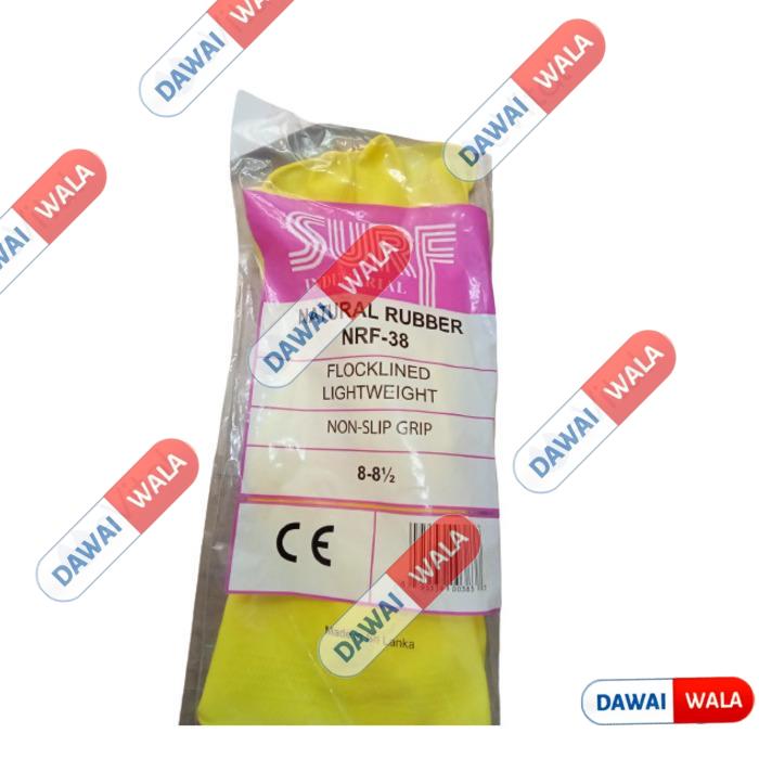 Natural Rubber Gloves NRF-38 (8-8 1/2)