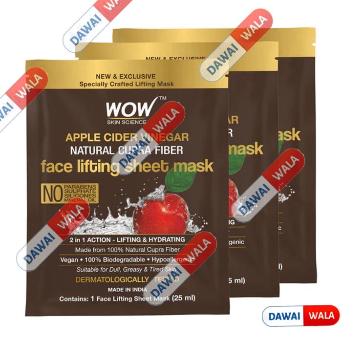 WoW Apple Cider Vinegar Cupra Sheet Mask