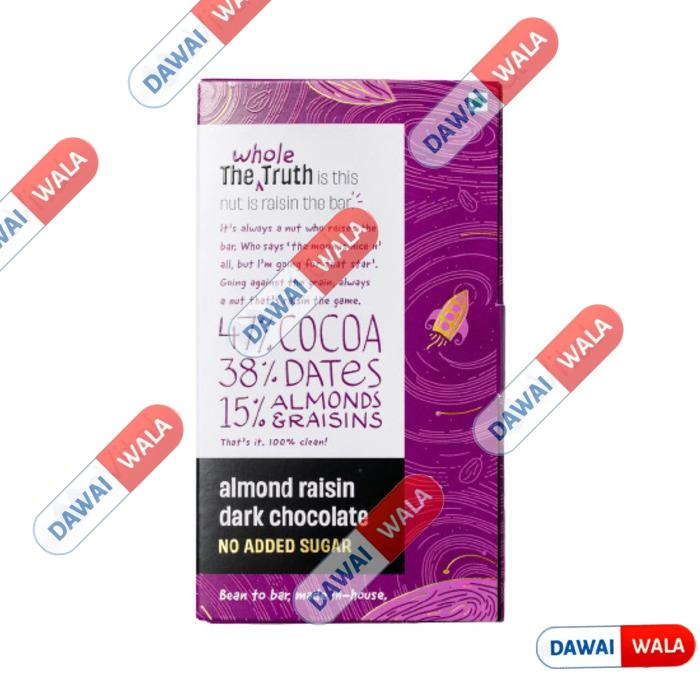 Whole The Truth Almond Raisin Dark Chocolate