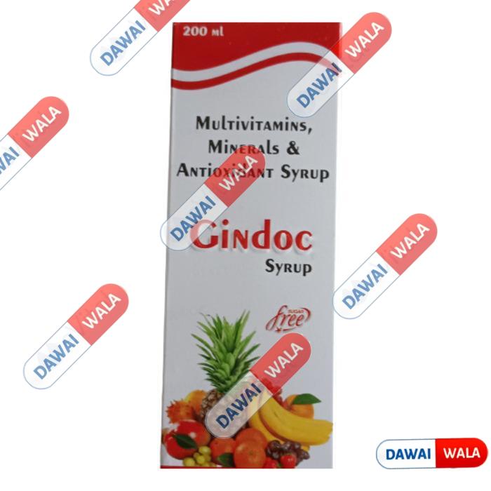 Gindoc Syrup Syrup Sugar Free