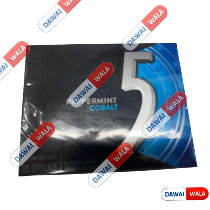 5 Cobalt Peppermint Gum Sugar Free