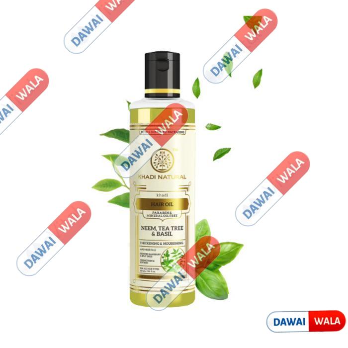 Khadi Natural Neem,Tea Tree & Basil Hair Oil