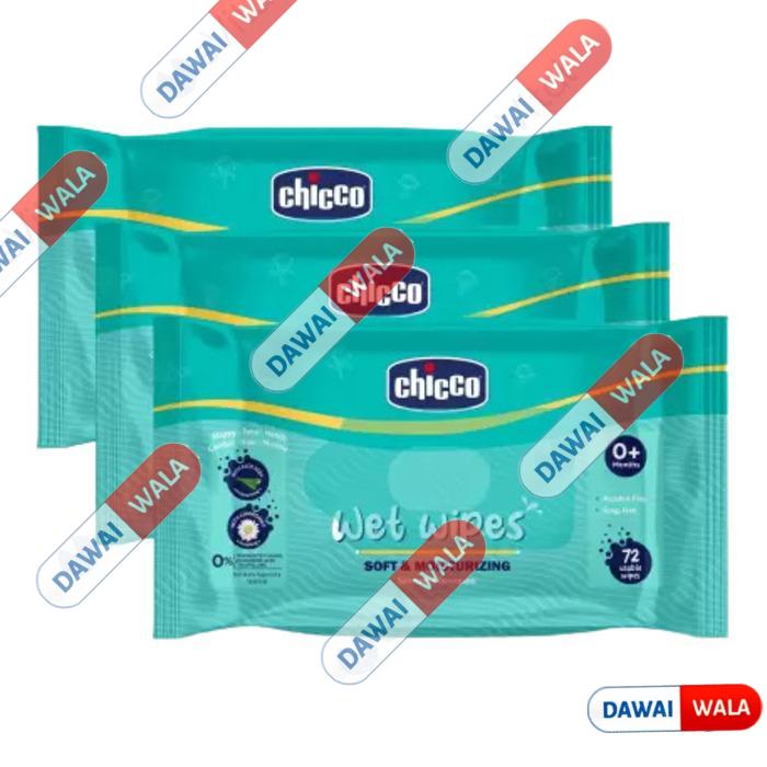 Chicco Soft & Moisturizing Wet Wipes Om+