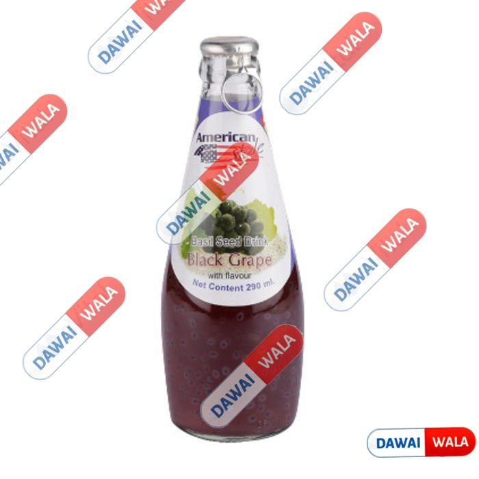 American Style Basil Seed Drink Black Grape