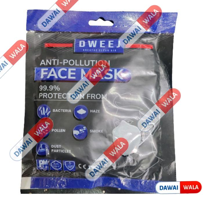 Dweej Anti-Pollution Face Mask (Grey)