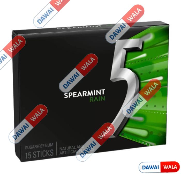 Spearmint Rain Sugarfree Gum Candy