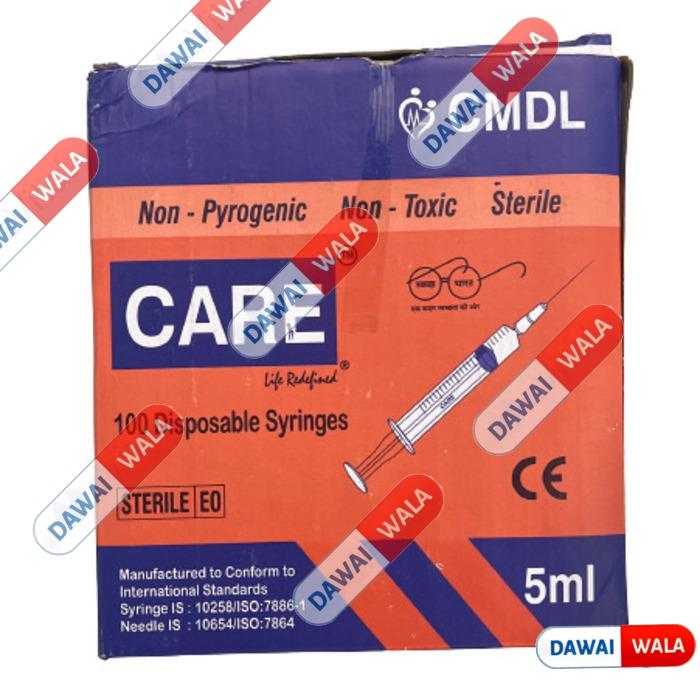 Care Syringe (5ml) With Needle (24Gx1)
